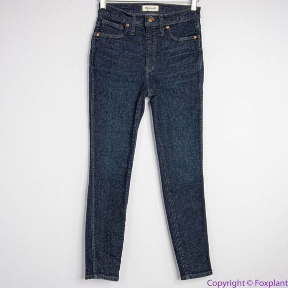 Madewell‎ 10" High-Rise Skinny Jeans in Dalesford Wash, 28 - Picture 2 of 15